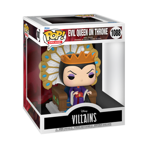 Disney Villains: Evil Queen On Throne Funko Pop! Deluxe