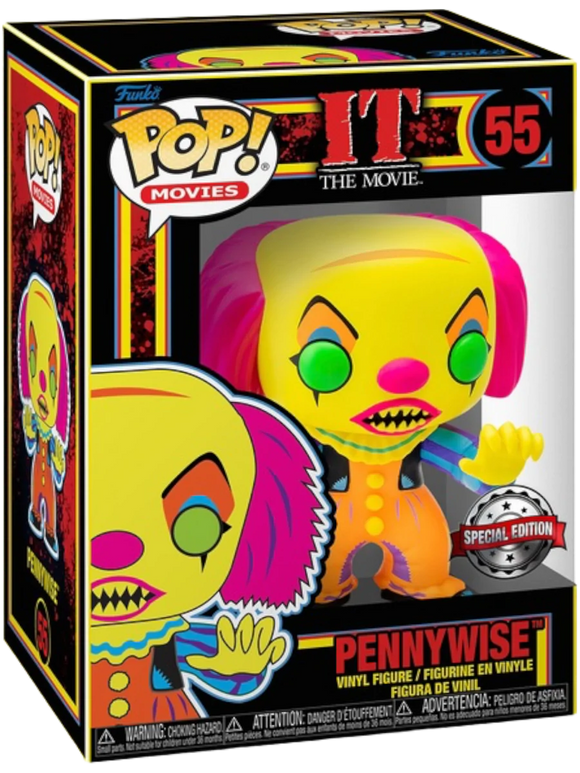 IT The Movie: Pennywise Funko Pop! Black Light (Special Edition)
