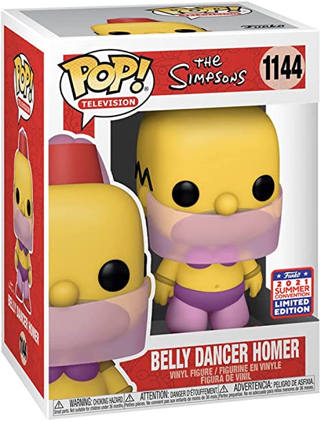 The Simpsons: Belly Dancer Homer Funko Pop! (2021 Summer Convention Limited Edition)