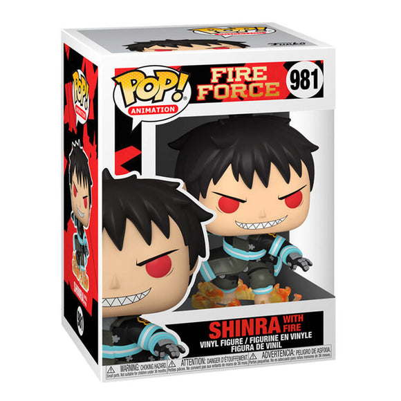 Fire Force: Shinra With Fire Funko Pop