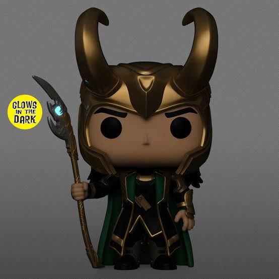 Loki con cetro Glow
